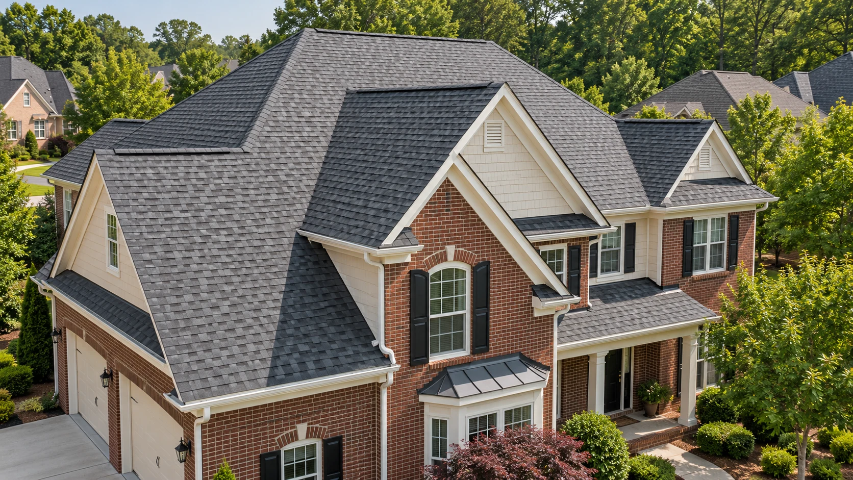 Rooflines — residential exterior in Georgia
